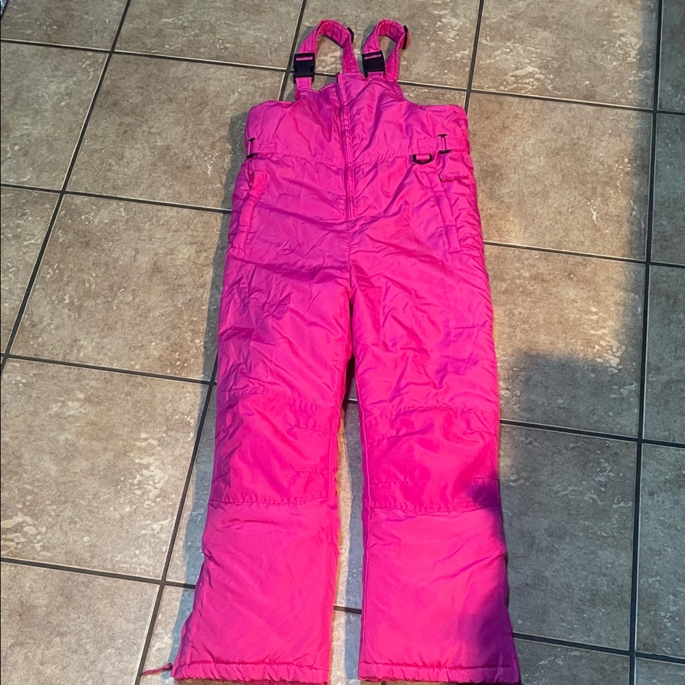Pink Kids Snow Bib 12/14